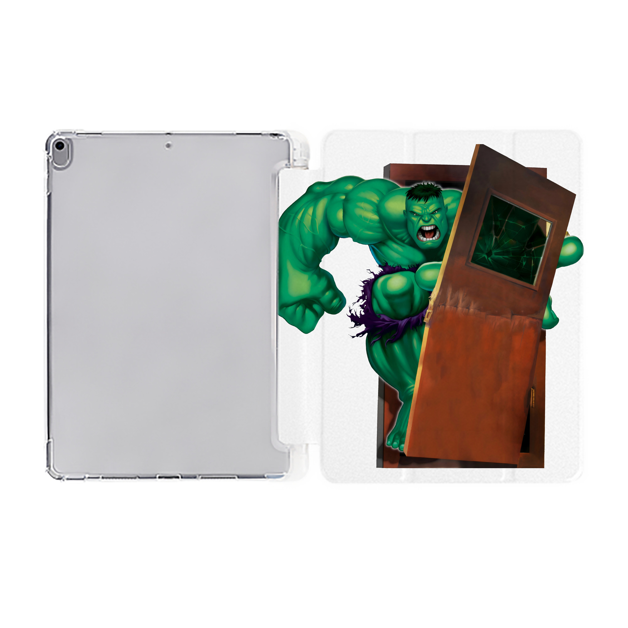 （画像用） アベンジャーズ The Avengers IPad ケース ペン収納付き 三つ折りスタンド PUレザー×シリコン 対応機種9.5/10.5/10.9インチ